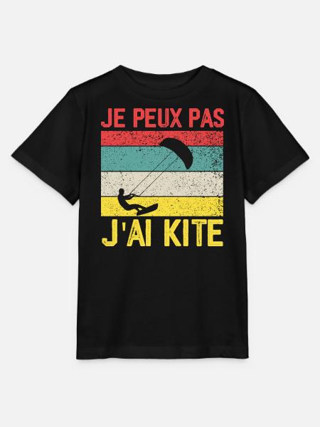Je Peux Pas J'ai Kite Cadeau Humour - T-shirt MINI CREATOR barn från Stanley/Stella - svart