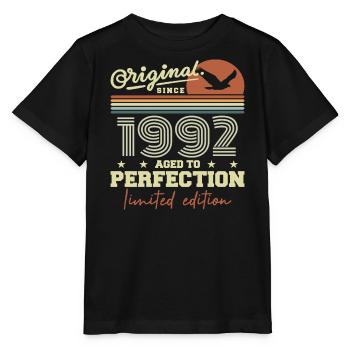 Original 1992 Geburtstagsgeschenk 1992 Retro 1992 - Stanley/Stella Kinder T-Shirt MINI CREATOR  - Schwarz - Vorne - Mikhail (115cm)