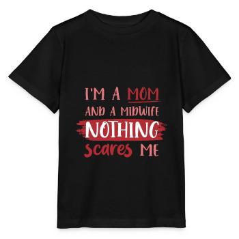 Sage-femme - T-shirt bio MINI CREATOR Stanley/Stella Enfant - noir - Devant - Mikhail (115cm)