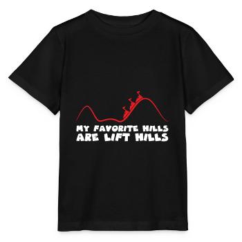 Roller Coaster Amusement Park Amusement Park - Stanley/Stella MINI CREATOR Kids’ T-Shirt - black - Front - Mikhail (115cm)