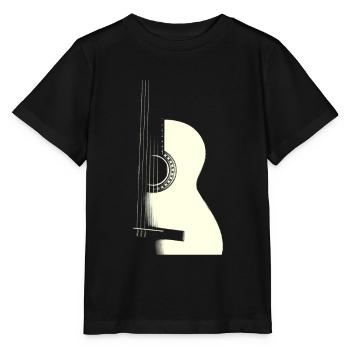 GUITAR - T-shirt bio MINI CREATOR Stanley/Stella Enfant - noir - Devant - Mikhail (115cm)