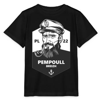 Marin PL 22 Pempoull Breizh - Stanley/Stella Kinder T-Shirt MINI CREATOR  - Schwarz - Vorne - Mikhail (115cm)