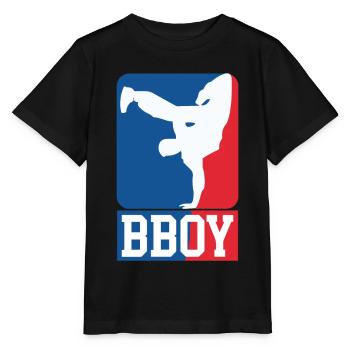 Breakdance B-Boy Streetdance Design Hip Hop Dance - Stanley/Stella Kinder T-Shirt MINI CREATOR  - Schwarz - Vorne - Mikhail (115cm)