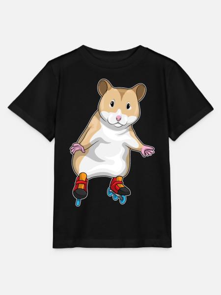 Hamster Inline skating Inline skates - Stanley/Stella Kinder T-Shirt MINI CREATOR - Schwarz