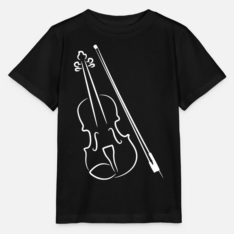 Violine Streichbogen - Stanley/Stella Kinder T-Shirt MINI CREATOR - Schwarz