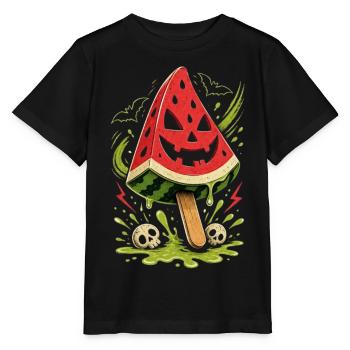 Halloween Summer Melon - Stanley/Stella MINI CREATOR Kids’ T-Shirt - black - Front - Mikhail (115cm)
