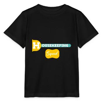 Femme de ménage Ménage - T-shirt bio MINI CREATOR Stanley/Stella Enfant - noir - Devant - Mikhail (115cm)
