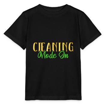 Femme de ménage Ménage - T-shirt bio MINI CREATOR Stanley/Stella Enfant - noir - Devant - Mikhail (115cm)