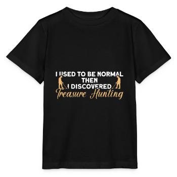 Chasseur de trésors Chasse au trésor Détecteur de métaux - T-shirt bio MINI CREATOR Stanley/Stella Enfant - noir - Devant - Mikhail (115cm)