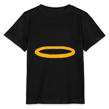 Halo Holy Angel God - Stanley/Stella MINI CREATOR Kids’ T-Shirt - black - Front - Mikhail (115cm)