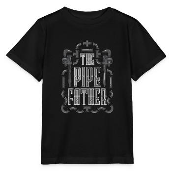 Lustiges Heizungsbauer Sanitär Klempner Tshirt - Stanley/Stella Kinder T-Shirt MINI CREATOR  - Schwarz - Vorne - Mikhail (115cm)