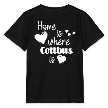 Zuhause in Cottbus - Home is where Cottbus is - Stanley/Stella Kinder T-Shirt MINI CREATOR  - Schwarz - Vorne - Mikhail (115cm)