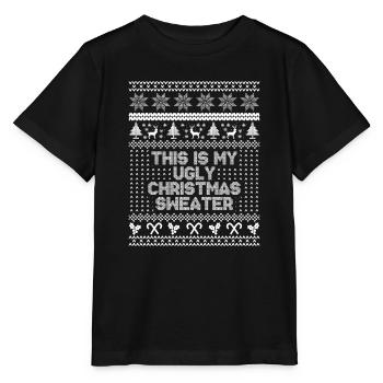 Das ist mein hässlicher Weihnachtspullover - Stanley/Stella Kinder T-Shirt MINI CREATOR  - Schwarz - Vorne - Mikhail (115cm)