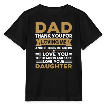 Vater-Tochter-Geschenk - Stanley/Stella Kinder T-Shirt MINI CREATOR  - Schwarz - Vorne - Mikhail (115cm)
