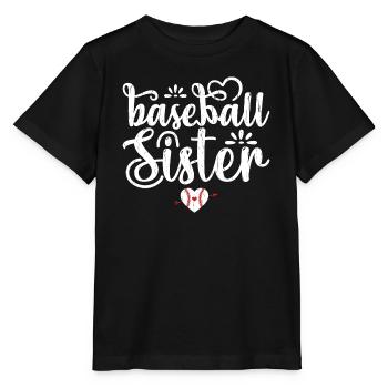 Baseball Sister Baseball Baseball Sister - T-shirt bio MINI CREATOR Stanley/Stella Enfant - noir - Devant - Mikhail (115cm)