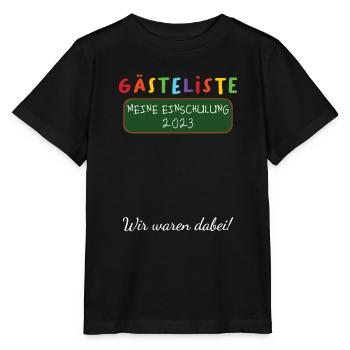 Schoolchild 2024 Guest List School Enrollment - Stanley/Stella MINI CREATOR Kids’ T-Shirt - black - Front - Mikhail (115cm)