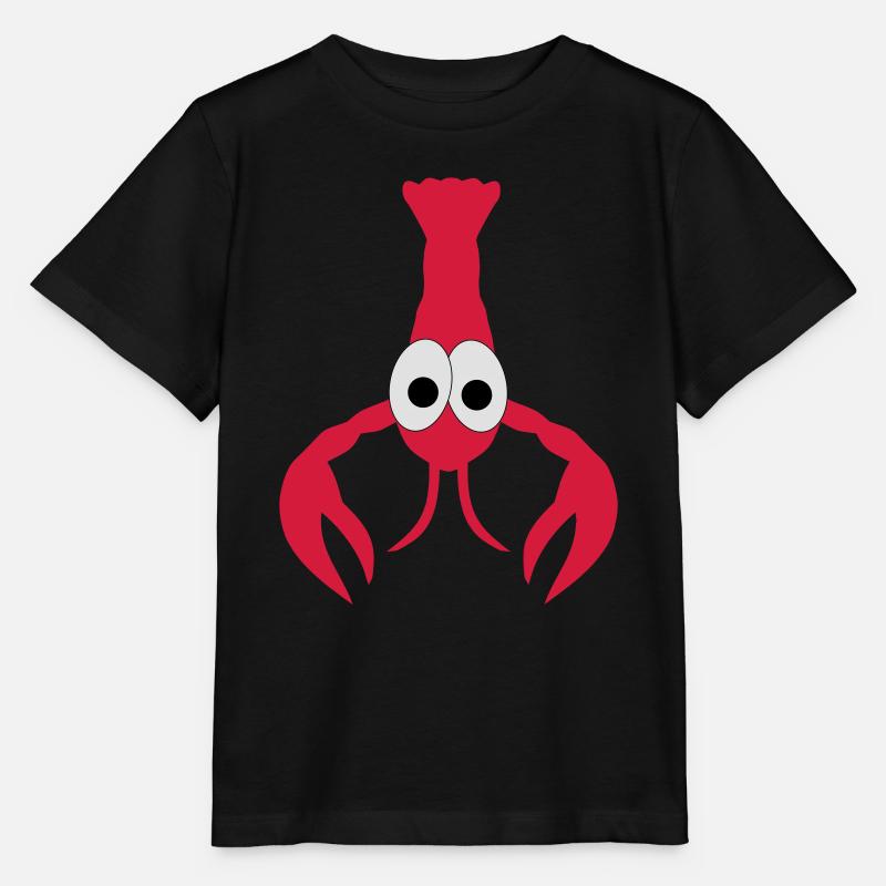 homard - T-shirt bio MINI CREATOR Stanley/Stella Enfant - noir