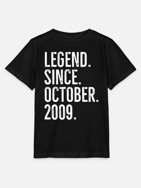 Legend Since October 2009 - Stanley/Stella MINI CREATOR Kids’ T-Shirt - black