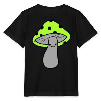 Pilz - Stanley/Stella Kinder T-Shirt MINI CREATOR  - Schwarz - Vorne - Mikhail (115cm)