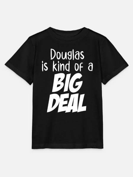 Douglas ist eine große Sache - Stanley/Stella Kinder T-Shirt MINI CREATOR - Schwarz