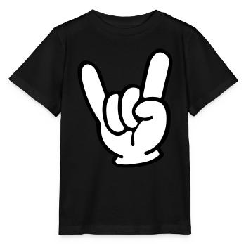 Jupe Main - T-shirt bio MINI CREATOR Stanley/Stella Enfant - noir - Devant - Mikhail (115cm)