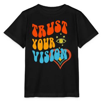 Faites confiance à votre cœur Vision - T-shirt bio MINI CREATOR Stanley/Stella Enfant - noir - Devant - Mikhail (115cm)