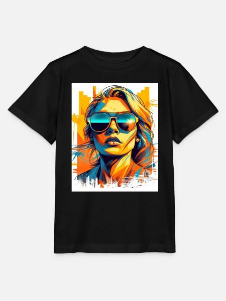 Surferin - Stanley/Stella Kinder T-Shirt MINI CREATOR - Schwarz