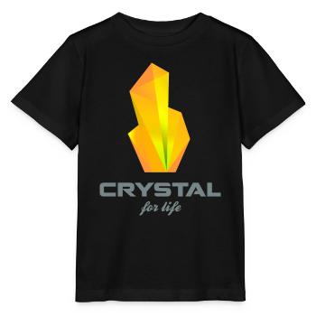 Cristal pour la vie - T-shirt bio MINI CREATOR Stanley/Stella Enfant - noir - Devant - Mikhail (115cm)
