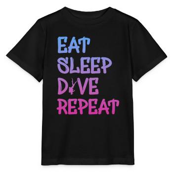 dive, diver, scuba diving, tauchen - Stanley/Stella Kinder T-Shirt MINI CREATOR  - Schwarz - Vorne - Mikhail (115cm)