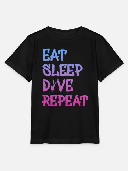 dive, diver, scuba diving, tauchen - Stanley/Stella Kinder T-Shirt MINI CREATOR - Schwarz