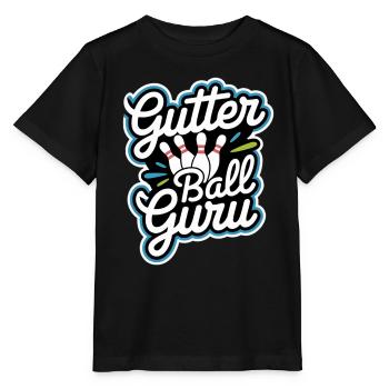 Gutter Ball Guru 11 - Stanley/Stella Kinder T-Shirt MINI CREATOR  - Schwarz - Vorne - Mikhail (115cm)