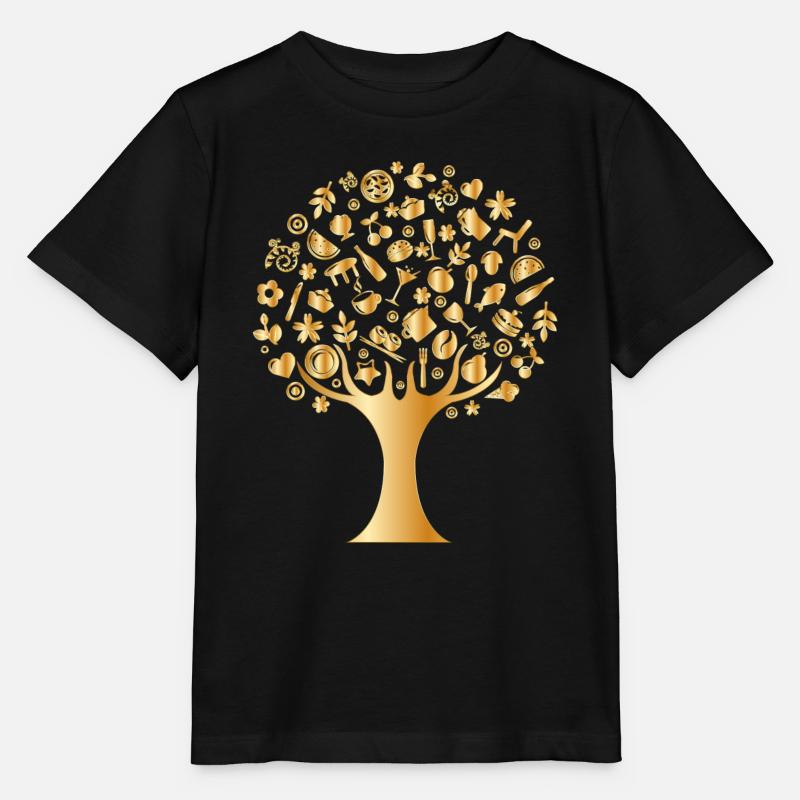 Lebensbaum - Stanley/Stella Kinder T-Shirt MINI CREATOR  - Schwarz