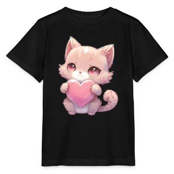 Teddy Bear Cuddly Toy Toy Sleep T-shirt - Stanley/Stella MINI CREATOR Kids’ T-Shirt - black - Front - Mikhail (115cm)