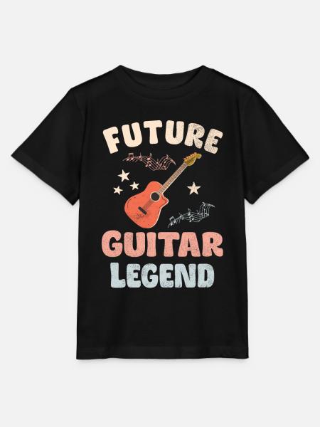 Future Guitar Legend - Stanley/Stella Kinder T-Shirt MINI CREATOR  - Schwarz