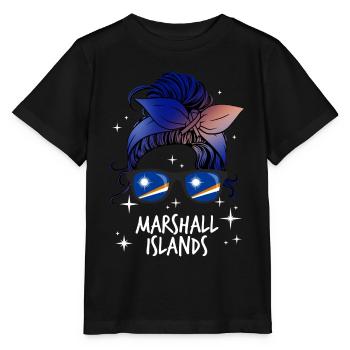 Marshall (Îles) - T-shirt bio MINI CREATOR Stanley/Stella Enfant - noir - Devant - Mikhail (115cm)
