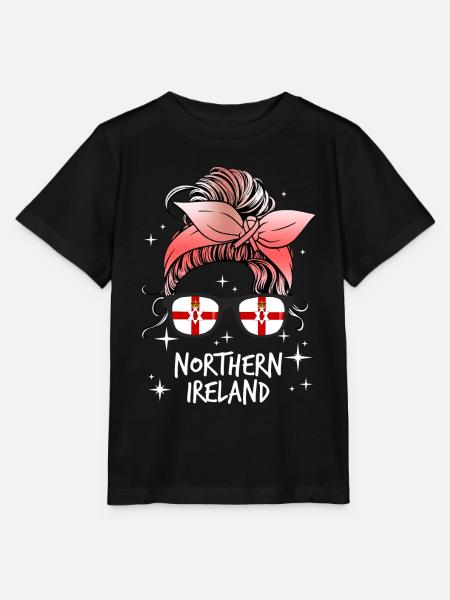 Nordirland - Stanley/Stella Kinder T-Shirt MINI CREATOR - Schwarz