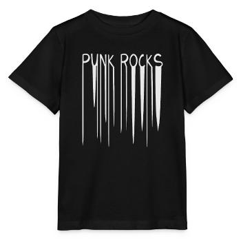 Retro Punk Rock Nostalgia Music Punk Rocks - Stanley/Stella MINI CREATOR Kids’ T-Shirt - black - Front - Mikhail (115cm)