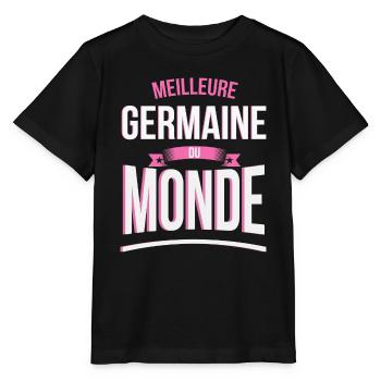 Meilleure Germaine du monde femme - T-shirt bio MINI CREATOR Stanley/Stella Enfant - noir - Devant - Mikhail (115cm)