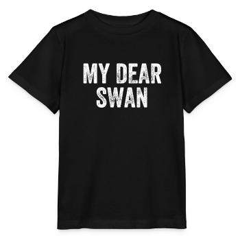 My Dear Swan Denglisch - Stanley/Stella Kinder T-Shirt MINI CREATOR  - Schwarz - Vorne - Mikhail (115cm)