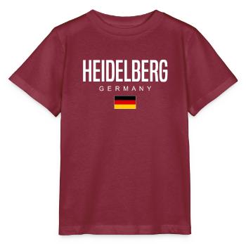 Heidelberg - T-shirt bio MINI CREATOR Stanley/Stella Enfant - bordeaux - Devant - Kain (125cm)