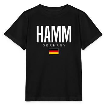 Hamm - Stanley/Stella Kinder T-Shirt MINI CREATOR  - Schwarz - Vorne - Mikhail (115cm)