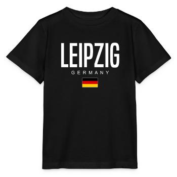 Leipzig - T-shirt bio MINI CREATOR Stanley/Stella Enfant - noir - Devant - Mikhail (115cm)