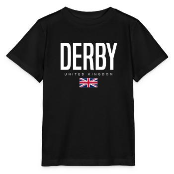 Derby United Kingdom - Stanley/Stella MINI CREATOR Kids’ T-Shirt - black - Front - Mikhail (115cm)