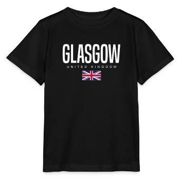 Glasgow Vereinigtes Königreich - Stanley/Stella Kinder T-Shirt MINI CREATOR  - Schwarz - Vorne - Mikhail (115cm)