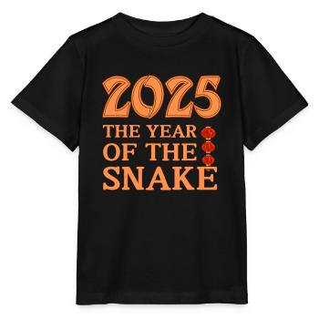 The Year Of The Snake 2025 - Chinese Year - Stanley/Stella MINI CREATOR Kids’ T-Shirt - black - Front - Mikhail (115cm)