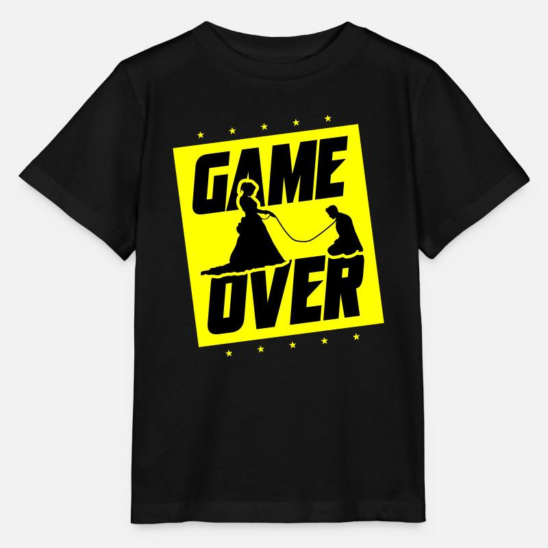 Hochzeit Game Over Junggesellenabschied - Stanley/Stella Kinder T-Shirt MINI CREATOR - Schwarz
