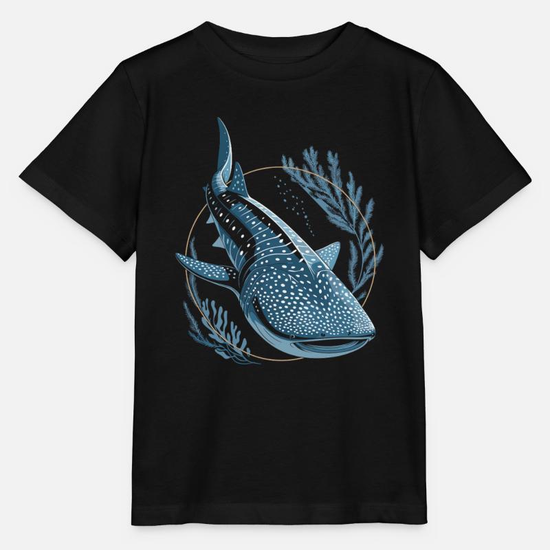 Requin baleine Requin - T-shirt bio MINI CREATOR Stanley/Stella Enfant - noir