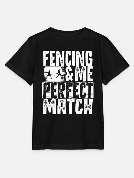 Fechten Fechtkampf - Stanley/Stella Kinder T-Shirt MINI CREATOR  - Schwarz
