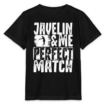 Lancer de lance Athlétisme Sport - T-shirt bio MINI CREATOR Stanley/Stella Enfant - noir - Devant - Mikhail (115cm)
