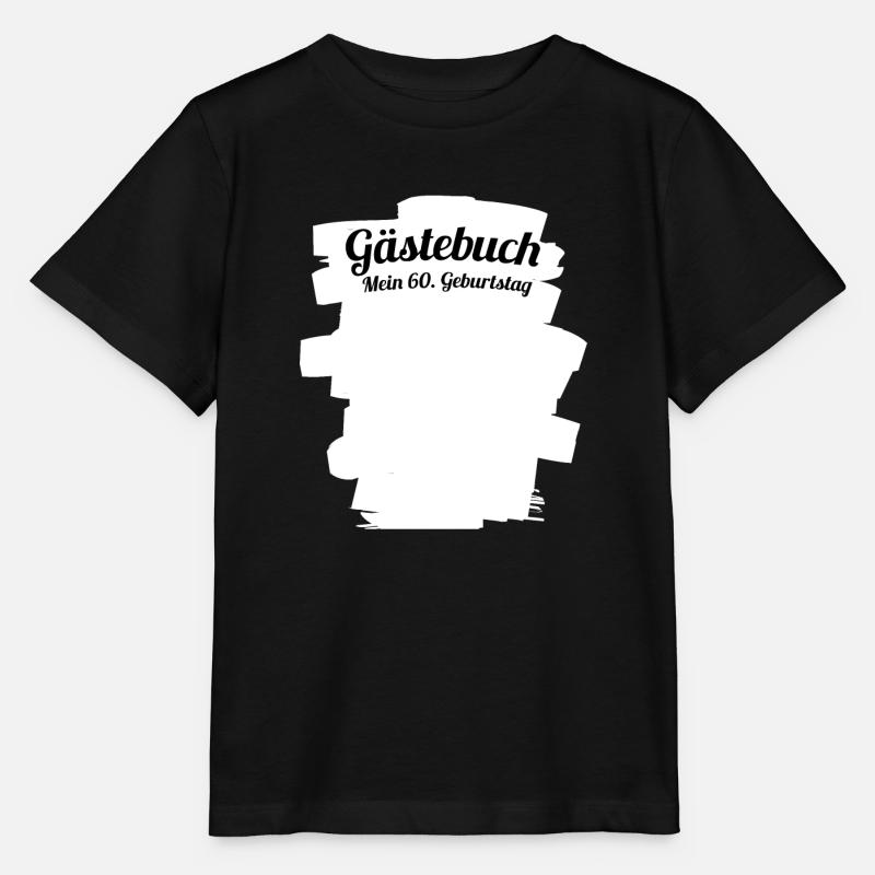 Gästebuch Mein 60. Geburtstag - Stanley/Stella Kinder T-Shirt MINI CREATOR  - Schwarz